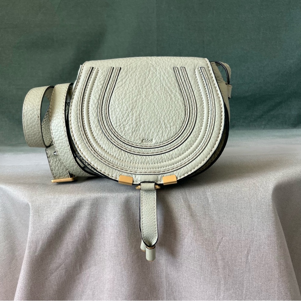 Chloe Mini Marcie Crossbody Bag Pistachio